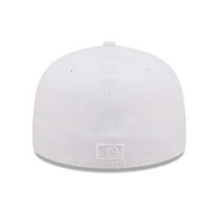 Seattle Mariners New Era White on White 59FIFTY Fitted Hat Hats
