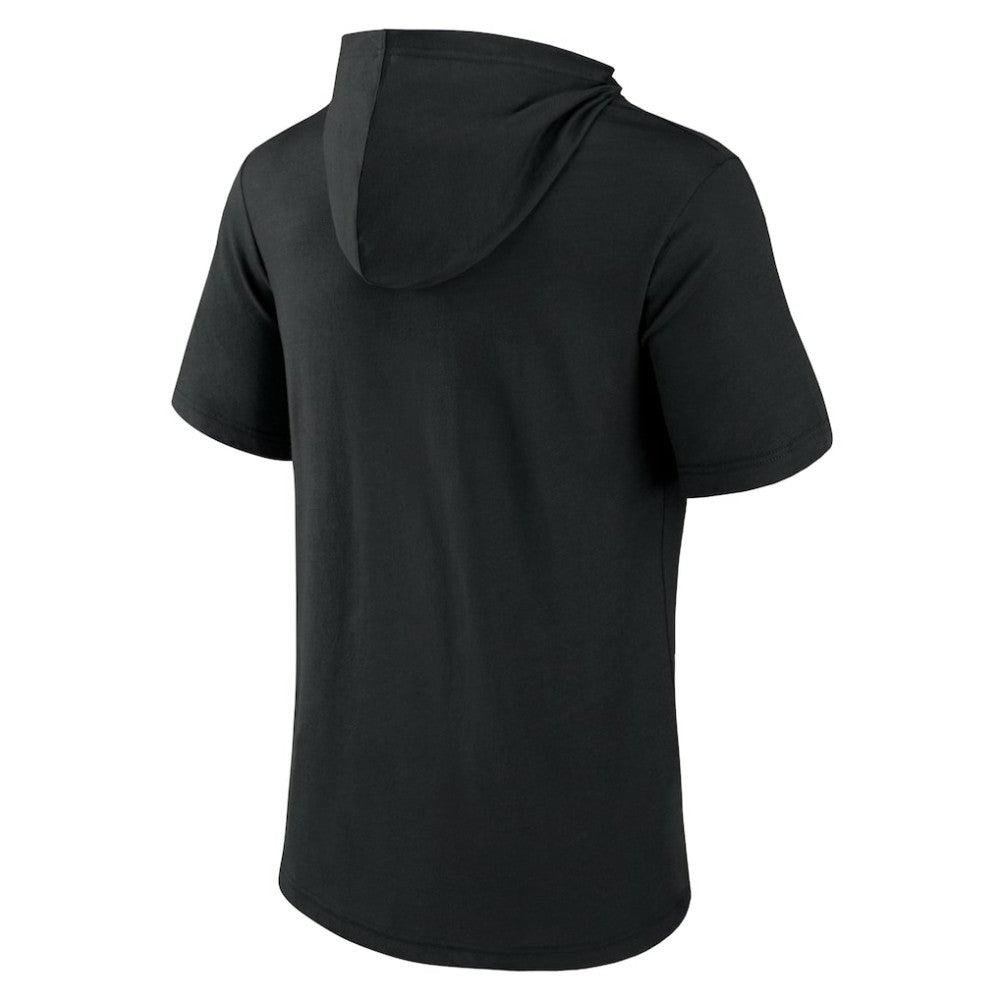 Chicago White Sox Fanatics Iconic Rebel Short Sleeve Hooded Top - Black Tops