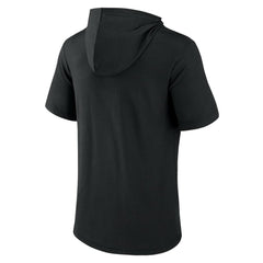 Chicago White Sox Fanatics Iconic Rebel Short Sleeve Hooded Top - Black Tops
