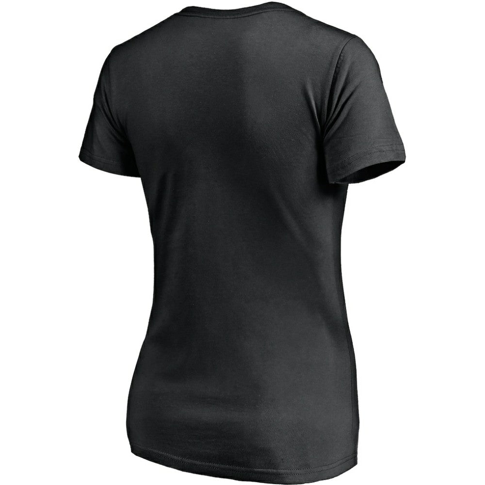 Florida Panthers Fanatics Women' s Overtime V-Neck T-Shirt - Black | US 4734509