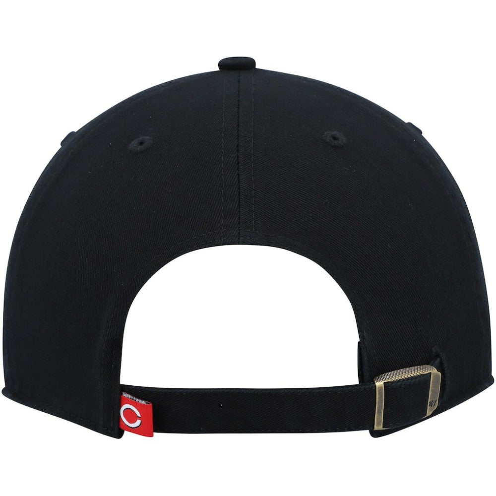 Cincinnati Reds '47 Clean Up Adjustable Hat - Black Hats