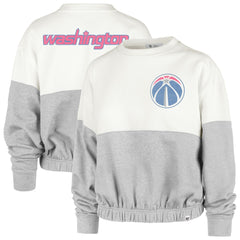 Washington Wizards '47 Women's City Edition Take Two Bonita Sweatshirt Cream - 47 brand