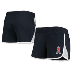 Los Angeles Angels New Era Women's Stretch French Terry Shorts - Navy Shorts