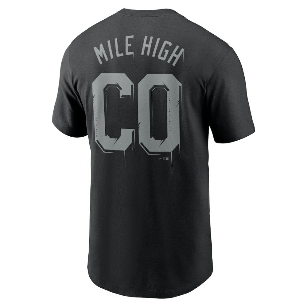 Colorado Rockies Nike Mile High Local Team T-Shirt - Black T-shirts