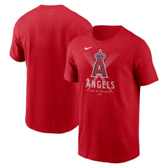 Los Angeles Angels Nike Light Up the Halo Local Team T-Shirt - Red T-shirts
