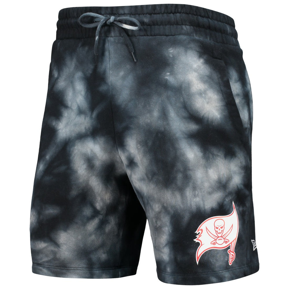 Tampa Bay Buccaneers New Era Tie-Dye Shorts - Black Shorts