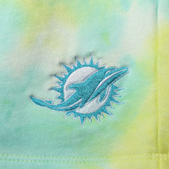 Miami Dolphins New Era Tie-Dye Shorts - White Shorts