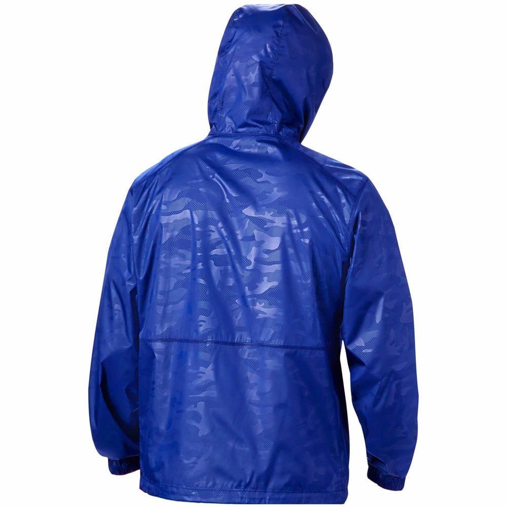 New York Knicks Camo Flash Forward Full-Zip Windbreaker Jacket Blue - Columbia