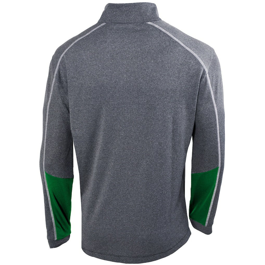 Boston Celtics Omni-Wick Shotgun 2.0 Quarter-Zip Pullover Top Heathered Gray/Green - Columbia