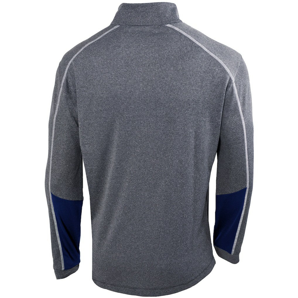 Denver Nuggets Omni-Wick Shotgun 2.0 Quarter-Zip Pullover Top Heathered Gray/Navy - Columbia
