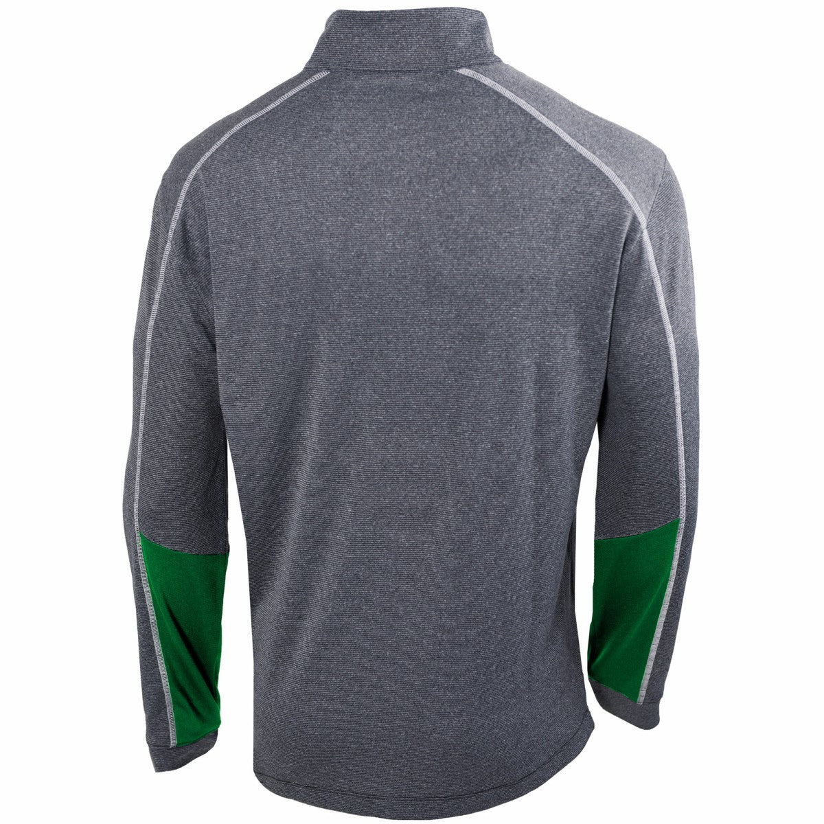 Milwaukee Bucks Omni-Wick Shotgun 2.0 Quarter-Zip Pullover Top Heathered Gray/Green - Columbia