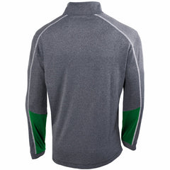 Milwaukee Bucks Omni-Wick Shotgun 2.0 Quarter-Zip Pullover Top Heathered Gray/Green - Columbia