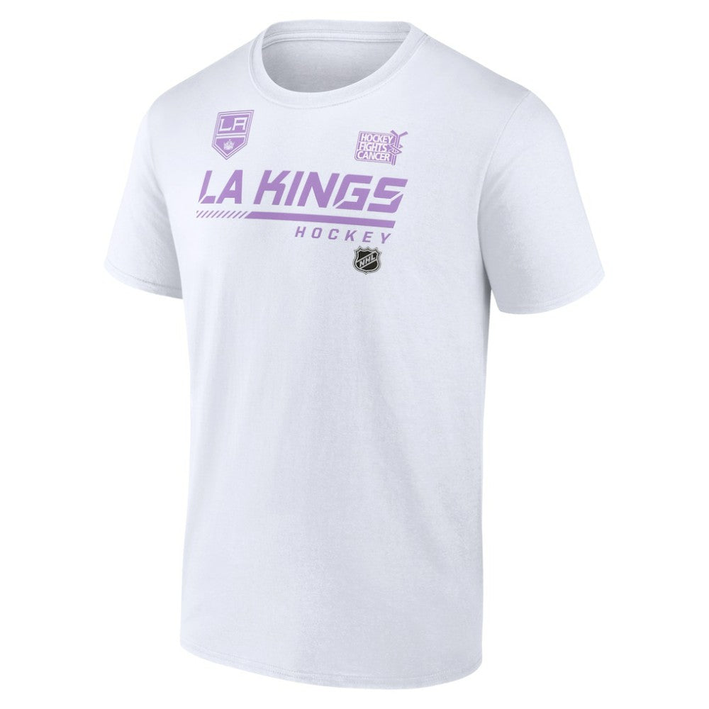 Los Angeles Kings NHL Hockey Fights Cancer T-Shirt - White | US 4751719
