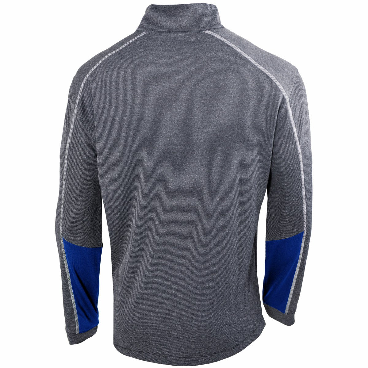 New York Knicks Omni-Wick Shotgun 2.0 Quarter-Zip Pullover Top Heathered Gray/Blue - Columbia