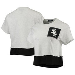 Chicago White Sox Refried Apparel Women's Cropped T-Shirt - Heathered Gray T-shirts