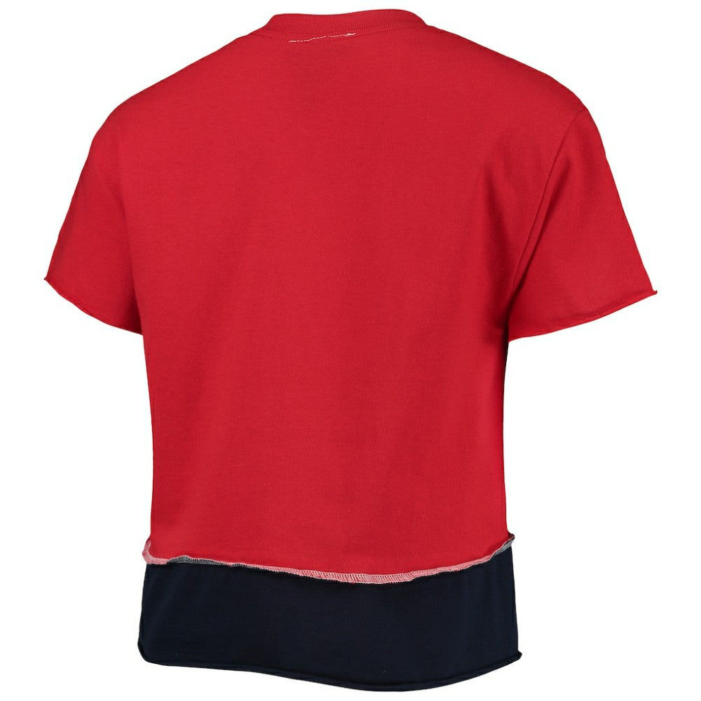 St. Louis Cardinals Refried Apparel Women's Cropped T-Shirt - Red T-shirts