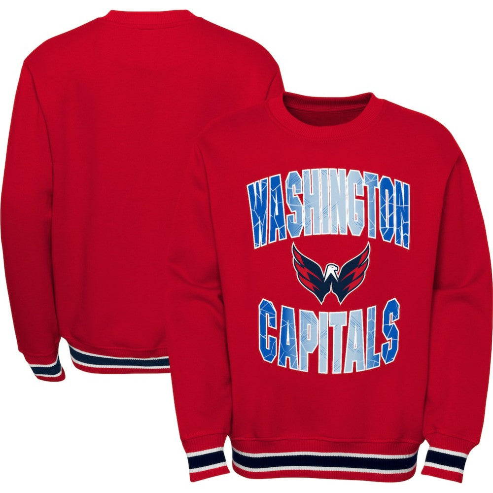 Washington Capitals Youth Classic Blueliner Pullover Sweatshirt - Red | US 4753046