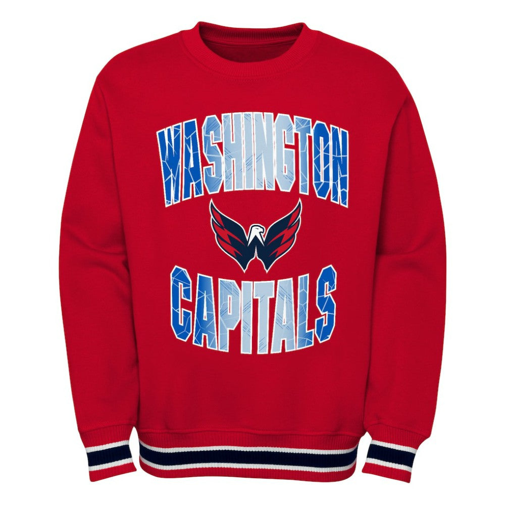 Washington Capitals Youth Classic Blueliner Pullover Sweatshirt - Red | US 4753046