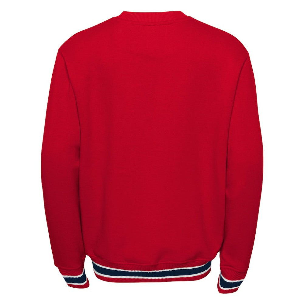 Washington Capitals Youth Classic Blueliner Pullover Sweatshirt - Red | US 4753046