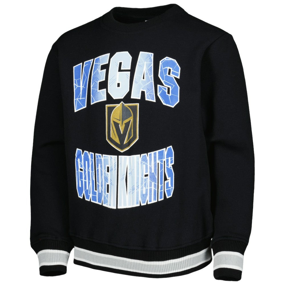 Vegas Golden Knights Youth Classic Blueliner Pullover Sweatshirt - Black | US 4753049