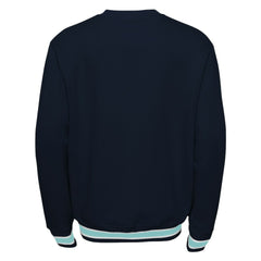 Seattle Kraken Youth Classic Blueliner Pullover Sweatshirt - Deep Sea Blue | US 4753059