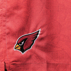 Arizona Cardinals Team Naples Layered Leaves Swim Trunks - Cardinal