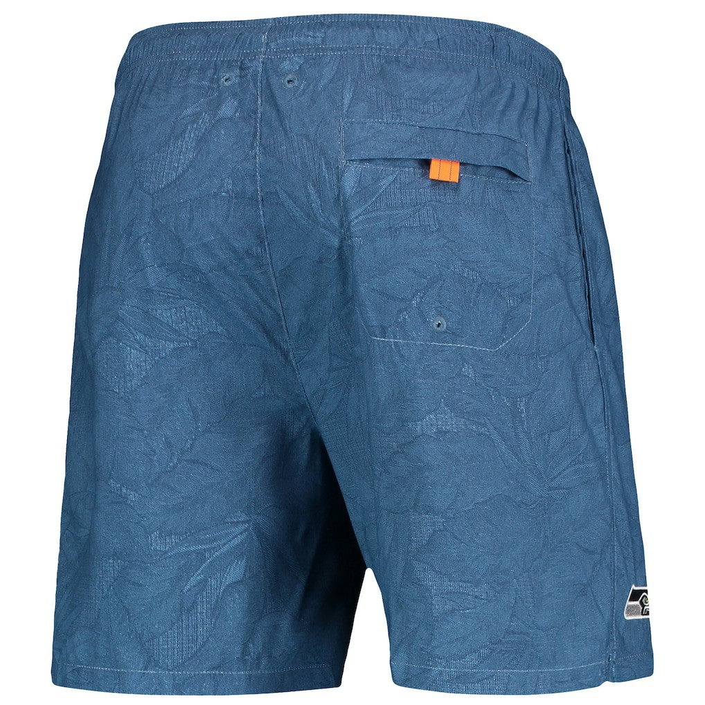 Dallas Cowboys Naples Layered Leaves Swim Trunks - Navy