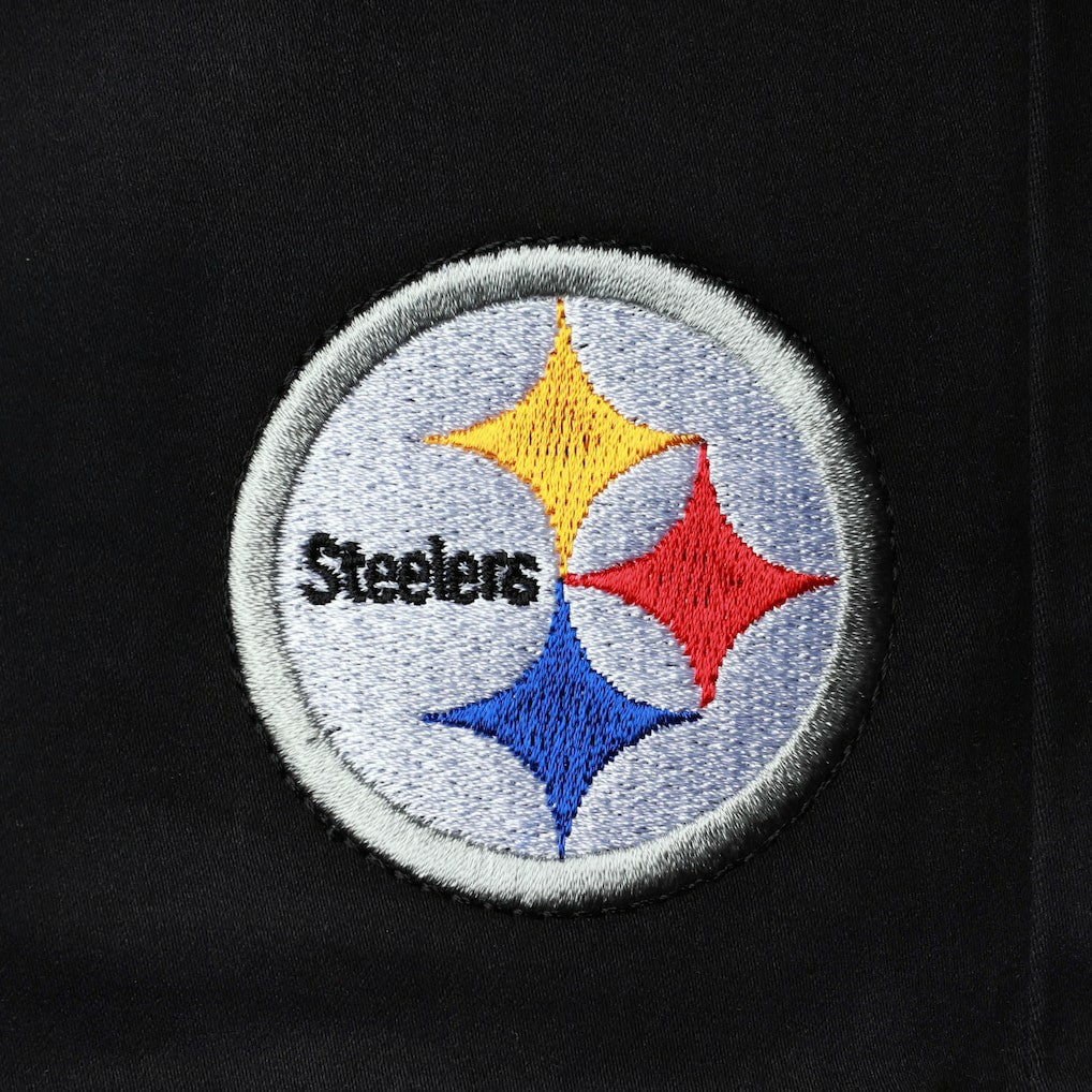 Pittsburgh Steelers Boracay Tri-Blend Shorts - Black Shorts