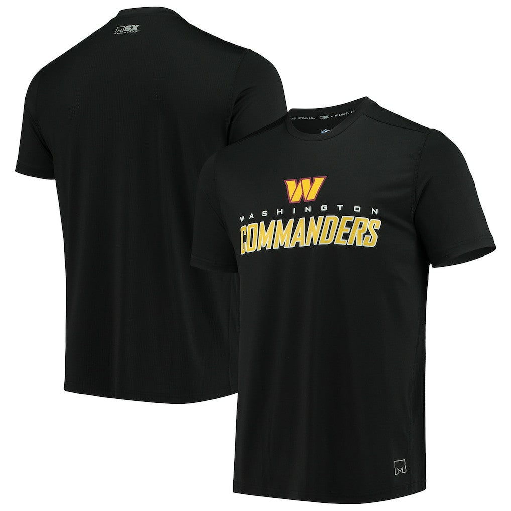 Washington Commanders MSX by Michael Strahan T-Shirt - Black T-shirts