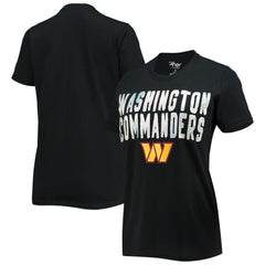 Washington Commanders G-III 4Her by Carl Banks Women's Endzone T-Shirt - Black T-shirts