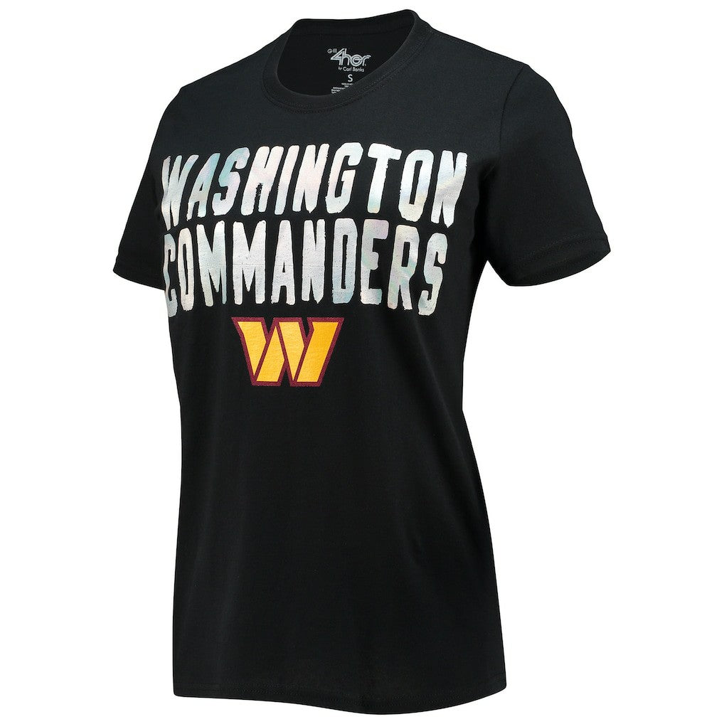 Washington Commanders G-III 4Her by Carl Banks Women's Endzone T-Shirt - Black T-shirts