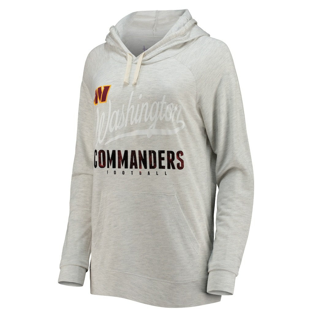 Washington Commanders Touch Women's Pre-Game Raglan Pullover Hoodie - Oatmeal Hoodies