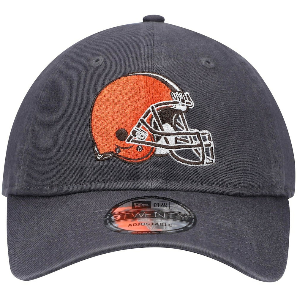 Cleveland Browns New Era Icon Core Classic 2.0 9TWENTY Adjustable Hat - Graphite Hats