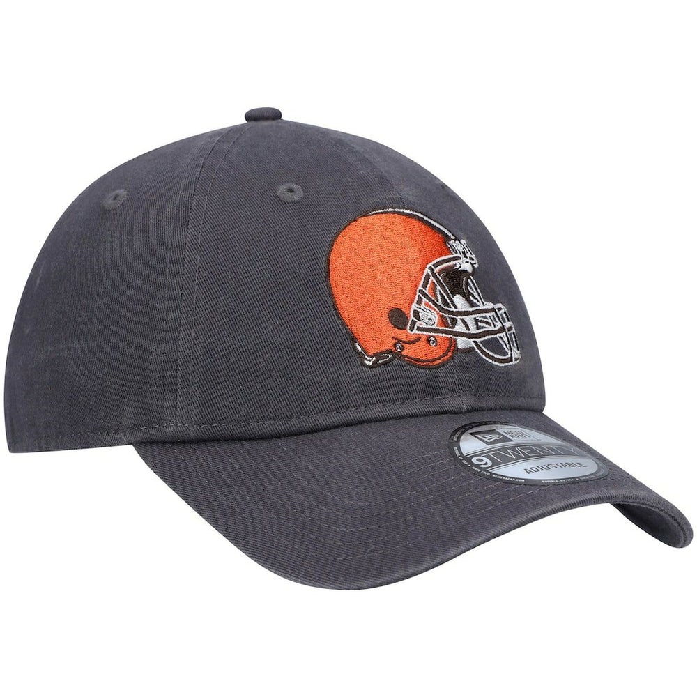 Cleveland Browns New Era Icon Core Classic 2.0 9TWENTY Adjustable Hat - Graphite Hats