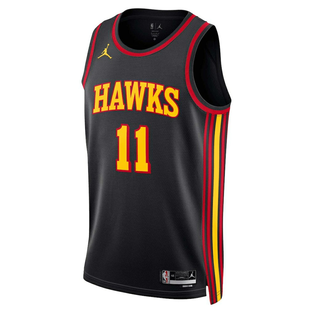 Trae Young Atlanta Hawks Jordan Brand Unisex Swingman Jersey Statement Edition Black