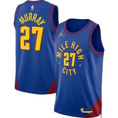 Jamal Murray Denver Nuggets Jordan Brand Unisex Swingman Jersey Statement Editi- Blue