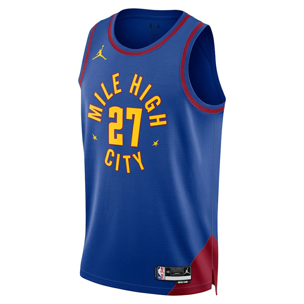 Jamal Murray Denver Nuggets Jordan Brand Unisex Swingman Jersey Statement Editi- Blue