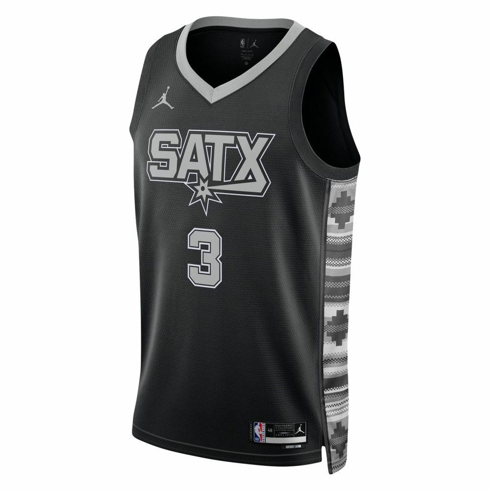 Keldon Johnson San Antonio Spurs Jordan Brand Unisex Swingman Jersey Statement Edition Black outlet