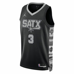 Keldon Johnson San Antonio Spurs Jordan Brand Unisex Swingman Jersey Statement Edition Black outlet