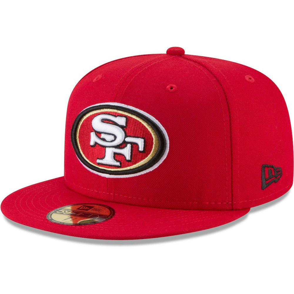 San Francisco 49ers New Era Team 59FIFTY Fitted Hat - Scarlet Hats