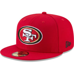 San Francisco 49ers New Era Team 59FIFTY Fitted Hat - Scarlet Hats