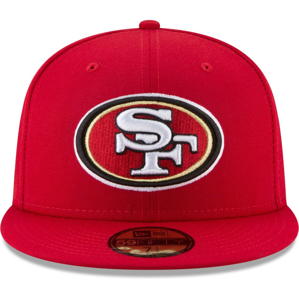 San Francisco 49ers New Era Team 59FIFTY Fitted Hat - Scarlet Hats