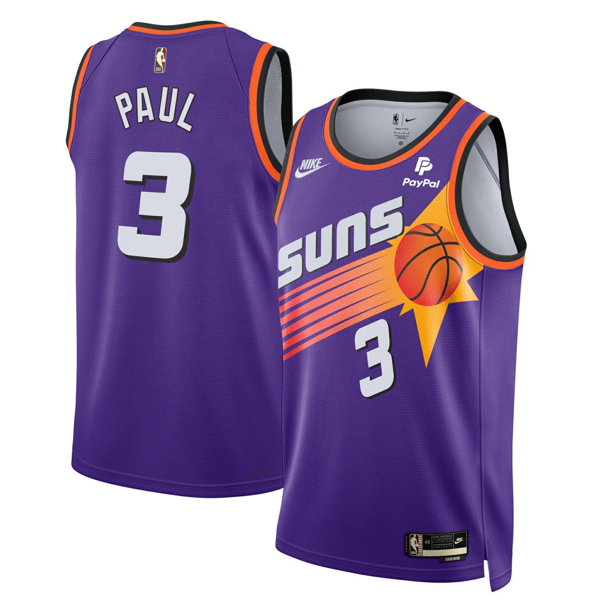 Chris Paul Phoenix Suns Swingman Jersey Classic Edition Purple - Nike