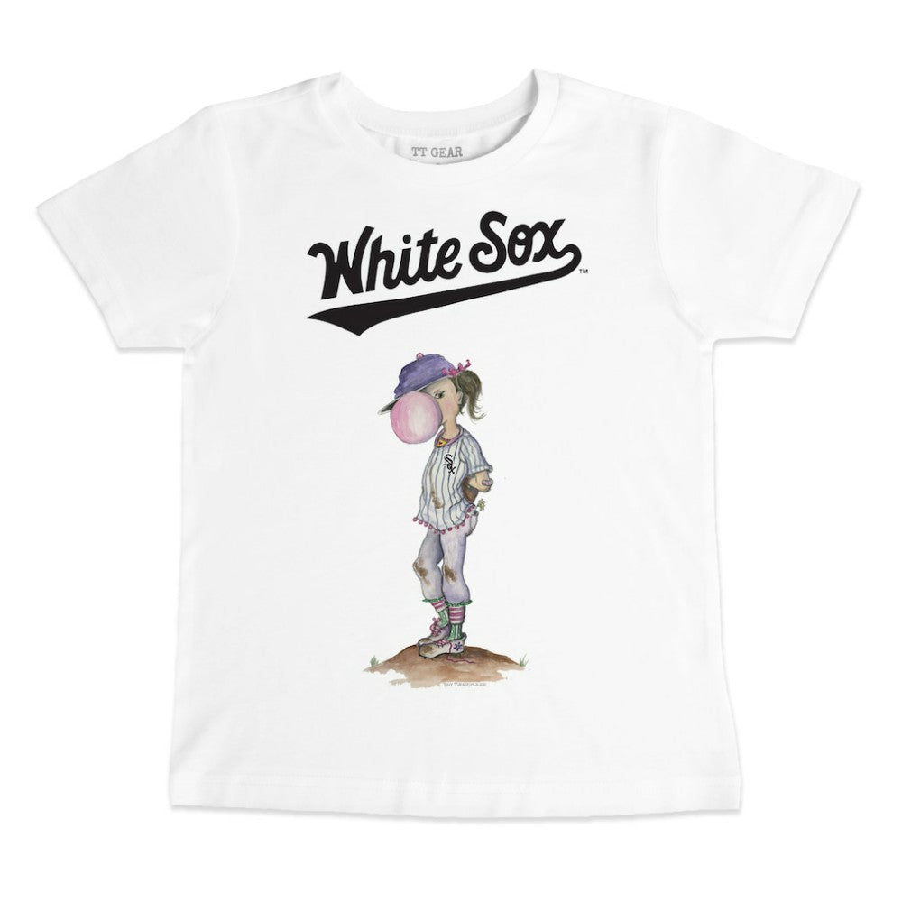 Chicago White Sox Tiny Turnip Youth Bubbles T-Shirt - White T-shirts