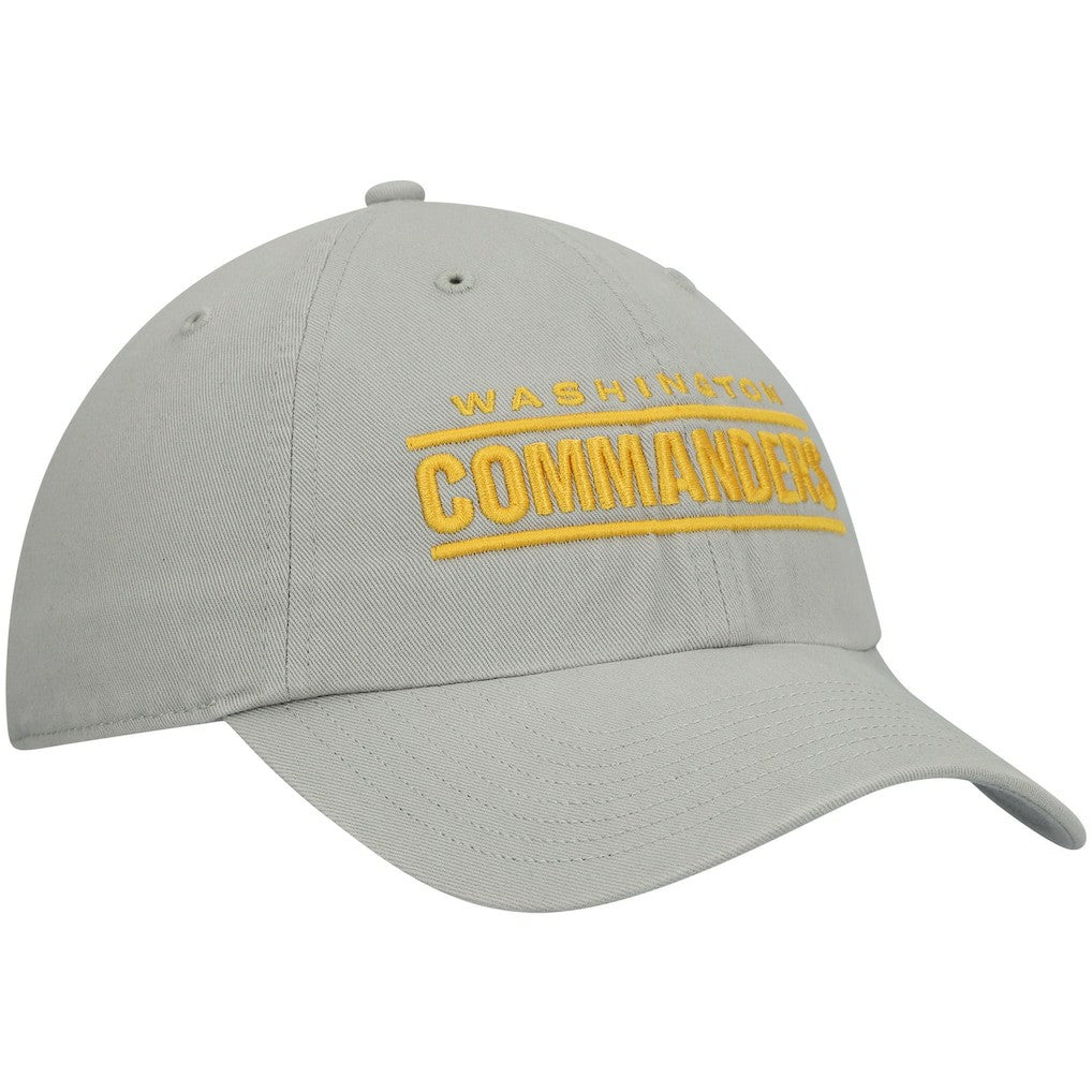 Washington Commanders '47 Script Clean Up Adjustable Hat - Gray Hats