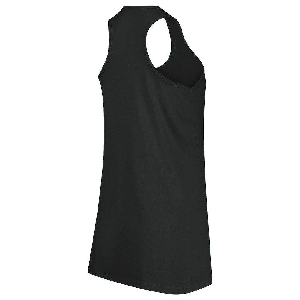 Washington Commanders Majestic Threads Women's Bling Scoop Neck Racerback Tank Top - Black Tops
