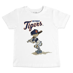 Detroit Tigers Tiny Turnip Youth Team Slugger T-Shirt - White T-shirts
