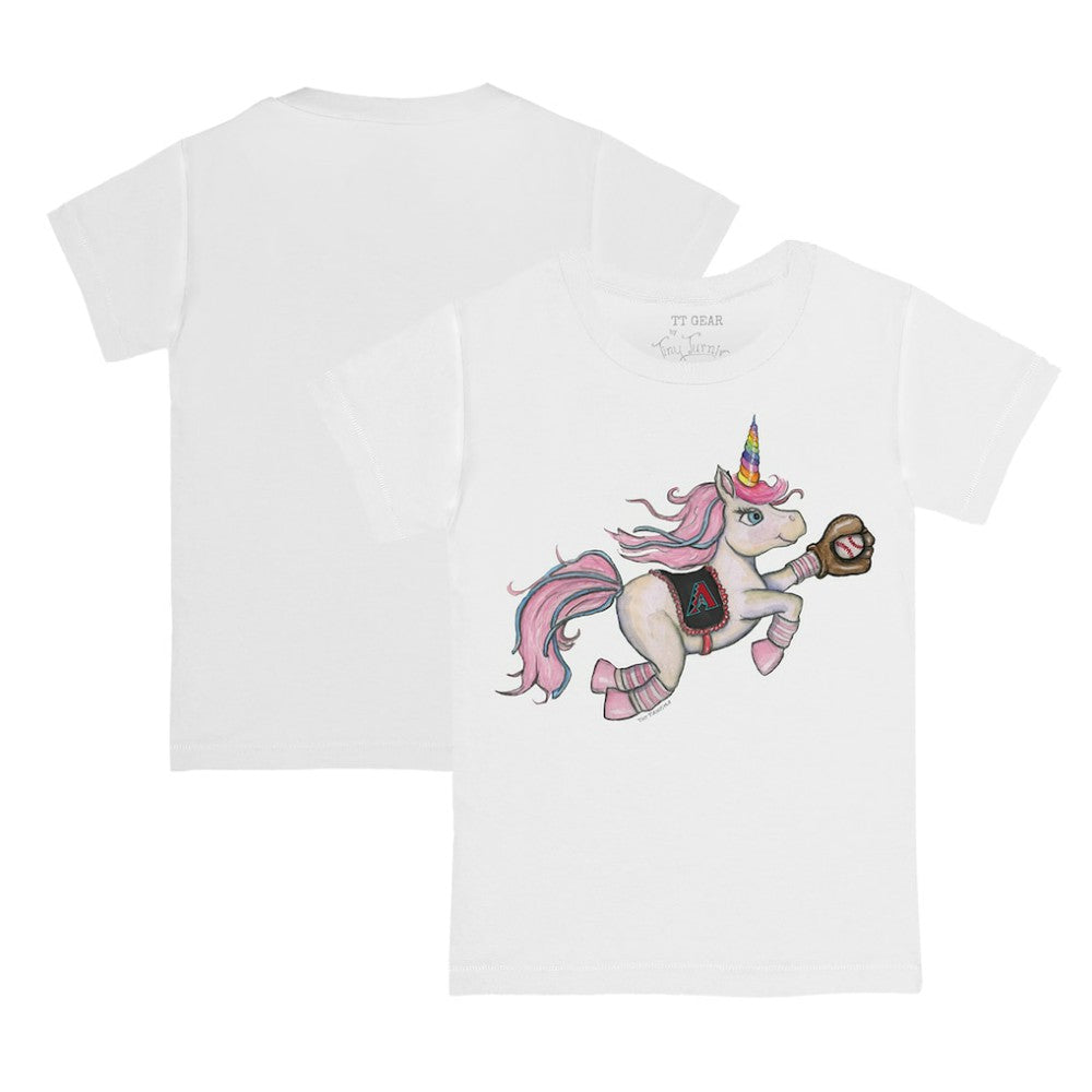 Arizona Diamondbacks Tiny Turnip Youth Unicorn T-Shirt - White T-shirts