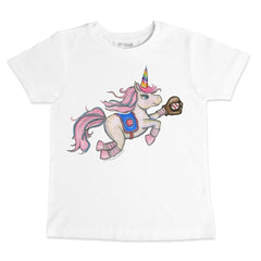 Chicago Cubs Tiny Turnip Youth Unicorn T-Shirt - White T-shirts