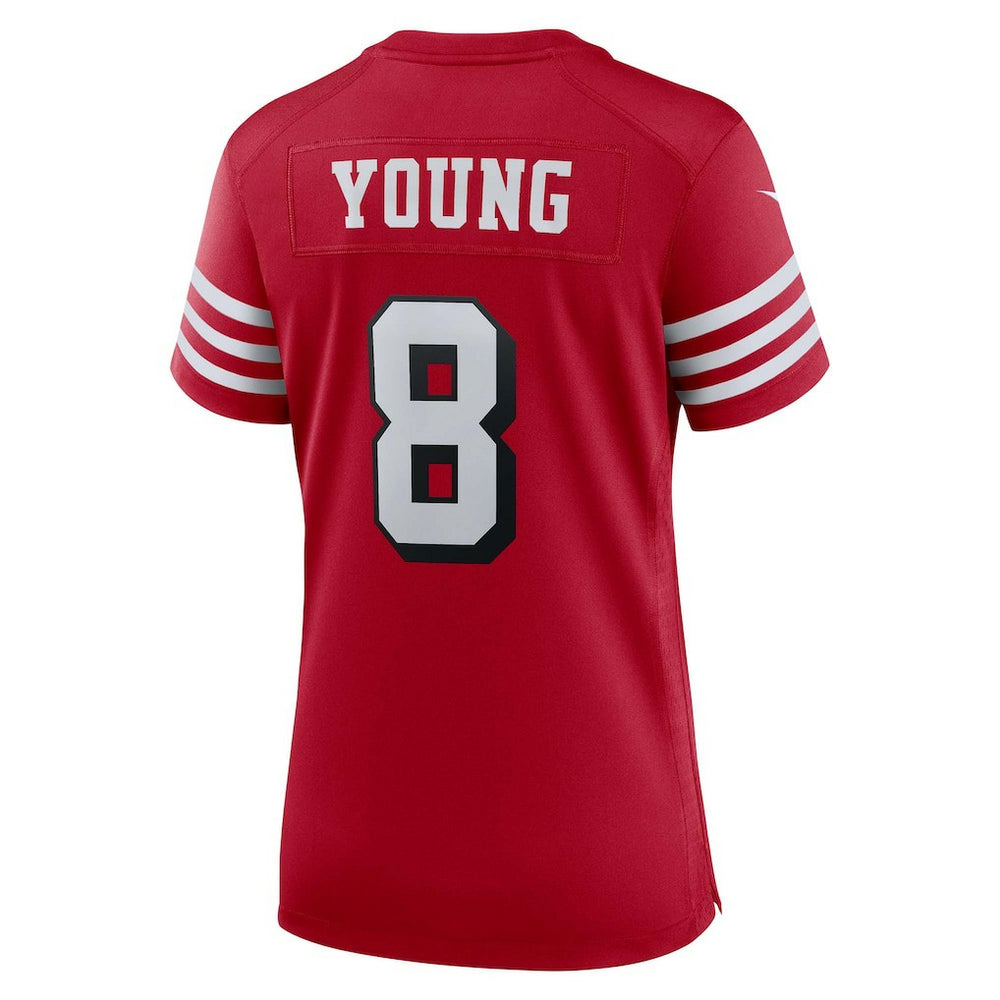 Steve Young San Francisco 49ers Women's Alternate Game Jersey - Scarlet Jerseys